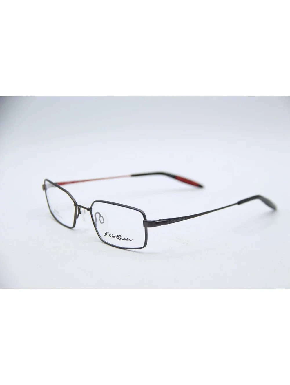 Eddie Bauer Eb32044 Bk Black Red Authentic Frames Eyeglasses 53-18